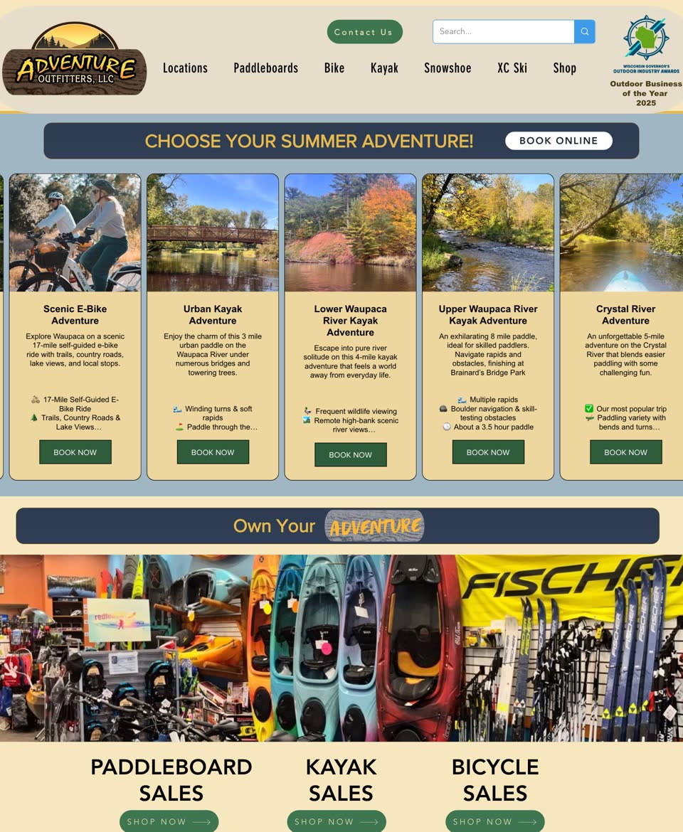 adventureoutfittersllc.com, captured